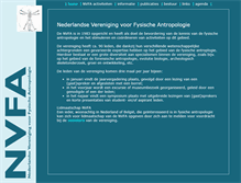 Tablet Screenshot of nvfa.nl